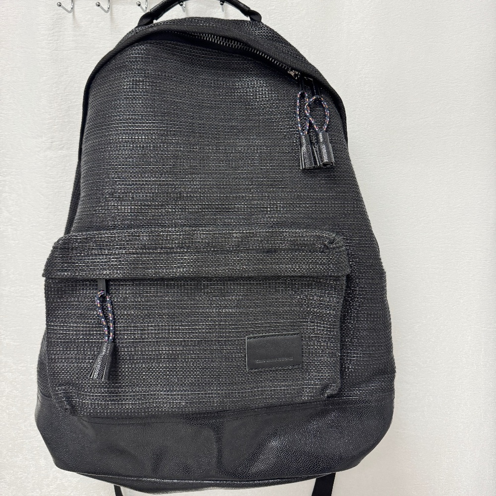 KRISVANASSCHE 2014 Fall/Winter Basket Weave Backpack